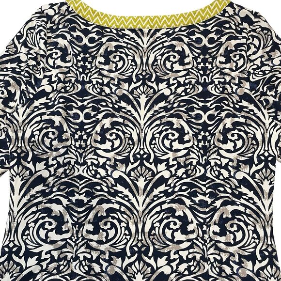 J. McLaughlin Catalina Cloth Dress Women's Size Large Front Keyhole Preppy - Picture 6 of 12